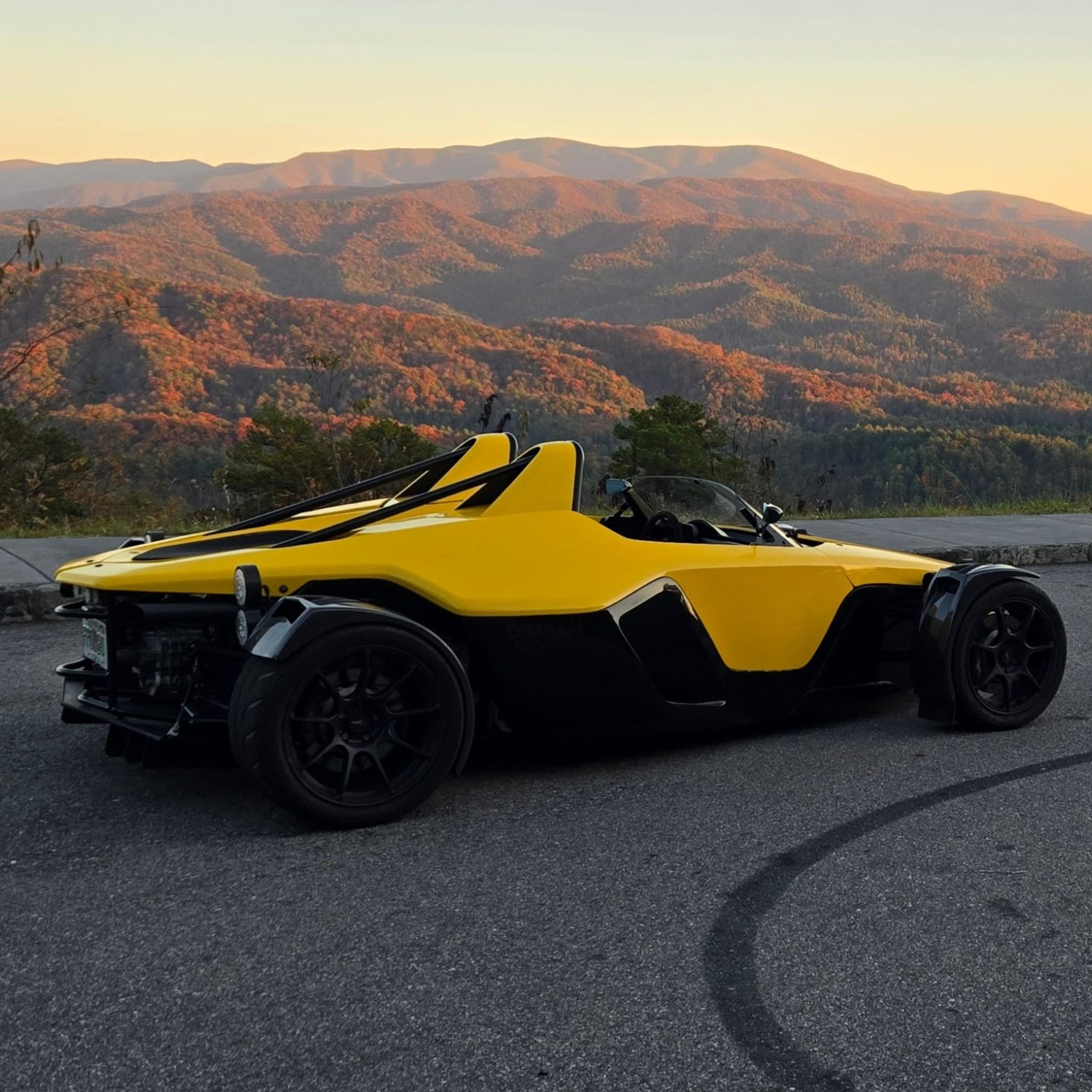 The Drakan on a mountain road